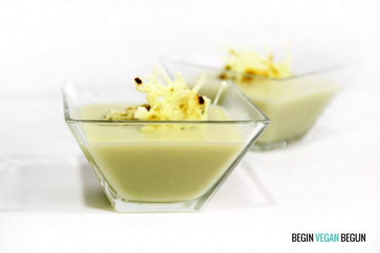 recetas veganas: vichyssoise vegana receta