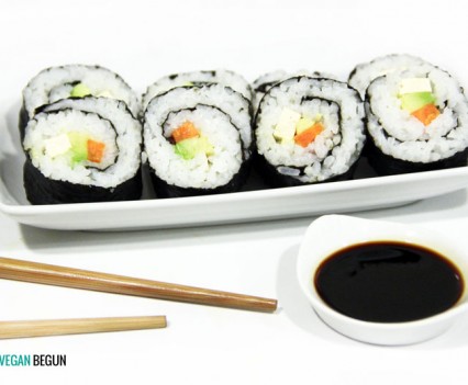 sushi vegano o makis
