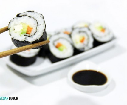 receta de sushi vegano